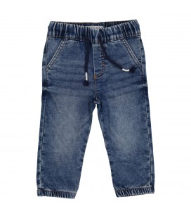 Birba - Pantalón de Sudadera, Efecto Denim Elástico - Corte Relajado