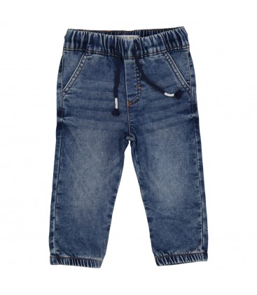 Birba - Pantalón de Sudadera, Efecto Denim Elástico - Corte Relajado