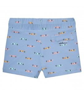 Waterlemon - Bañador Boxer Niño Coches Azul