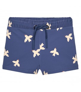 Waterlemon - Bañador Boxer Niño Pajaros Azul Marino