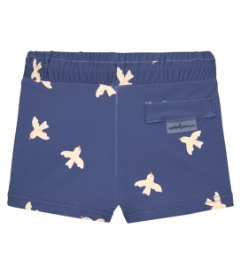 Waterlemon - Bañador Boxer Niño Pajaros Azul Marino