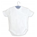 Calamaro Baby - Body cruzado manga corta Calado Ositos blanco
