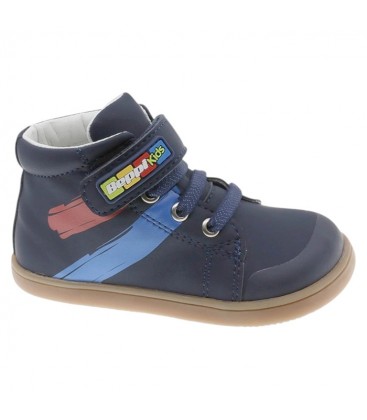 Beppi - Bota Casual Azul Marino Barefoot