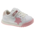 Beppi - Zapato Casual Barefoot Blanco Rosa