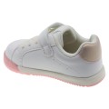Beppi - Zapato Casual Barefoot Blanco Rosa
