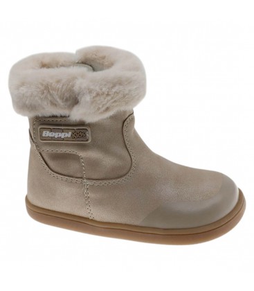 Beppi - Bota Pelo Beige Barefoot