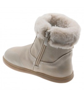 Beppi - Bota Pelo Beige Barefoot