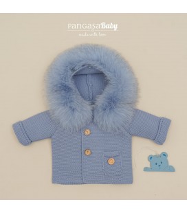 Pangasa Baby - Trenka Luxury Pelo Natural color Bruma