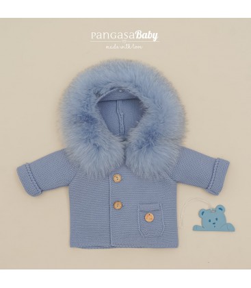 Pangasa Baby - Trenka Luxury Pelo Natural color Bruma