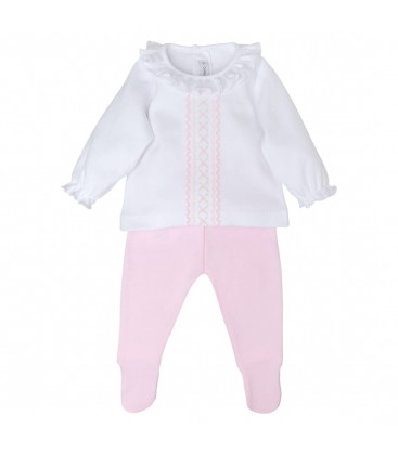 Calamaro Baby - Conjunto Polaina Antas Color Rosa