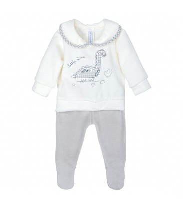 Calamaro Baby - Conjunto Polaina Foz Color Gris