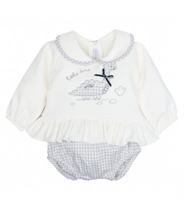 Calamaro Baby - Conjunto Pololo Foz Color Gris