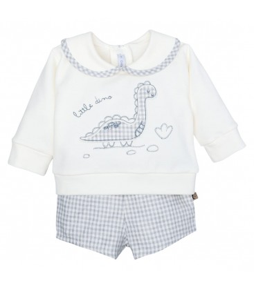 Calamaro Baby - Conjunto Pololo Foz Color Gris