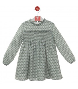 Del Sur - Vestido Praga verde empolvado
