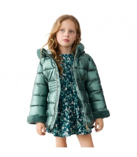 Mayoral - Chaqueton metalizado pelo color Laurel