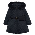 Abel&Lula - Chaqueton con cinturon carter color Negro