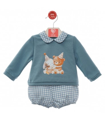 Del Sur - Conjunto Venecia celeste empolvado