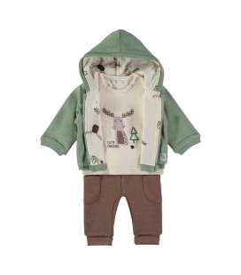 Babybol - Conjunto 3 piezas verde