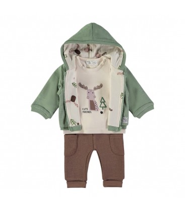 Babybol - Conjunto 3 piezas verde