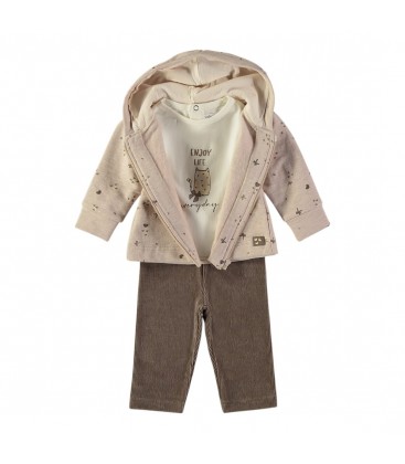 Babybol - Conjunto 3 piezas beige