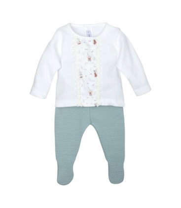 Calamaro Baby - Conjunto Polaina Arosa Color Mint