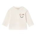 Mayoral Newborn - Camiseta manga larga talco