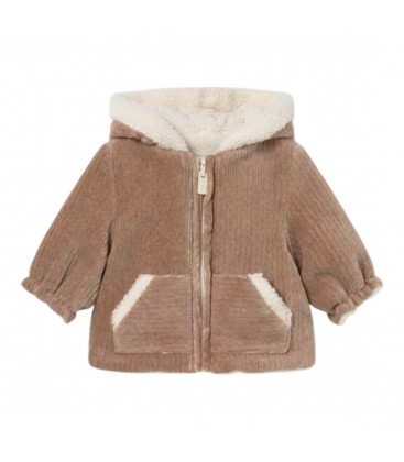 Mayoral Newborn - Abrigo reversible trufa vigoré