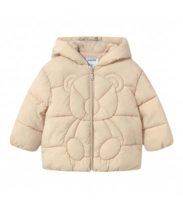 Mayoral - Chaqueton acolchado oso color Biscuit