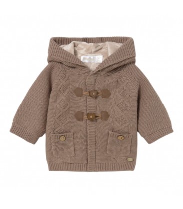 Mayoral Newborn - Rebecón de punto brownie vigoré
