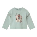 Mayoral - Camiseta manga larga anís