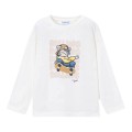 Mayoral - Camiseta manga larga Rolling nata