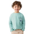 Mayoral - Camiseta manga larga estampado espalda acuario
