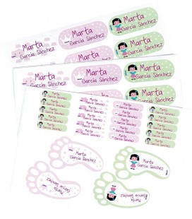 Pack etiquetas multiusos personalizadas