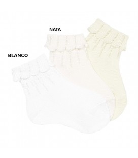 Calcetines tobilleros puño vuelto de Cóndor - Blanco
