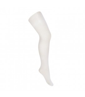 Panty de ceremonía para niña de Cóndor - Blanco