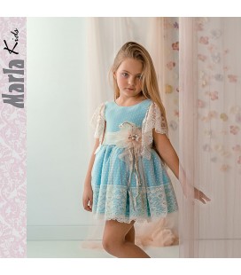 Vestido de ceremonia para niña de Marla - M043