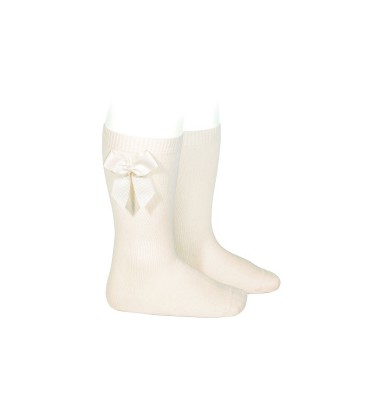 Calcetines altos algodón con lazo lateral de Cóndor - Cava