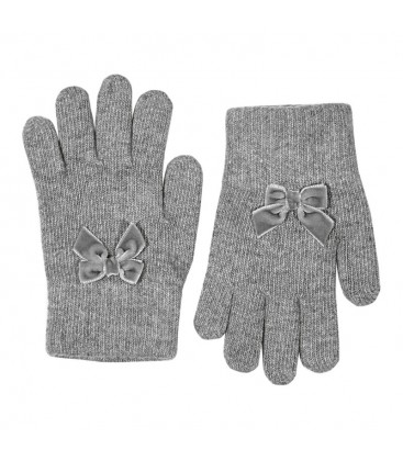 Guantes con lazo de Cóndor - Gris claro