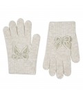 Guantes con lazo de Cóndor - Marrón claro