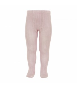 Leotardo básico canalé de Cóndor - Rosa