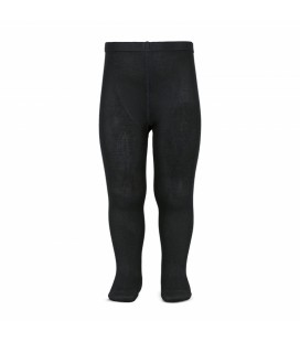Leotardos básicos de punto liso de Cóndor - Negro