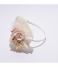 Diadema de ceremonia para niña de Floritur -  Beige